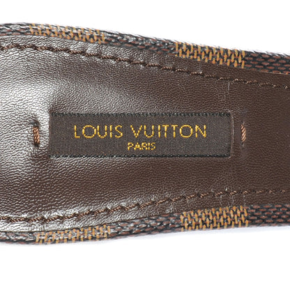 Louis Vuitton Damier Ebene Patent Valentine Mules 37.5 5 of 8