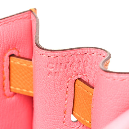 Hermes Epsom Chevre Mysore Kellygraphie Lettre R Kelly Sellier 28 Abricot Brique Feu 7 of 11