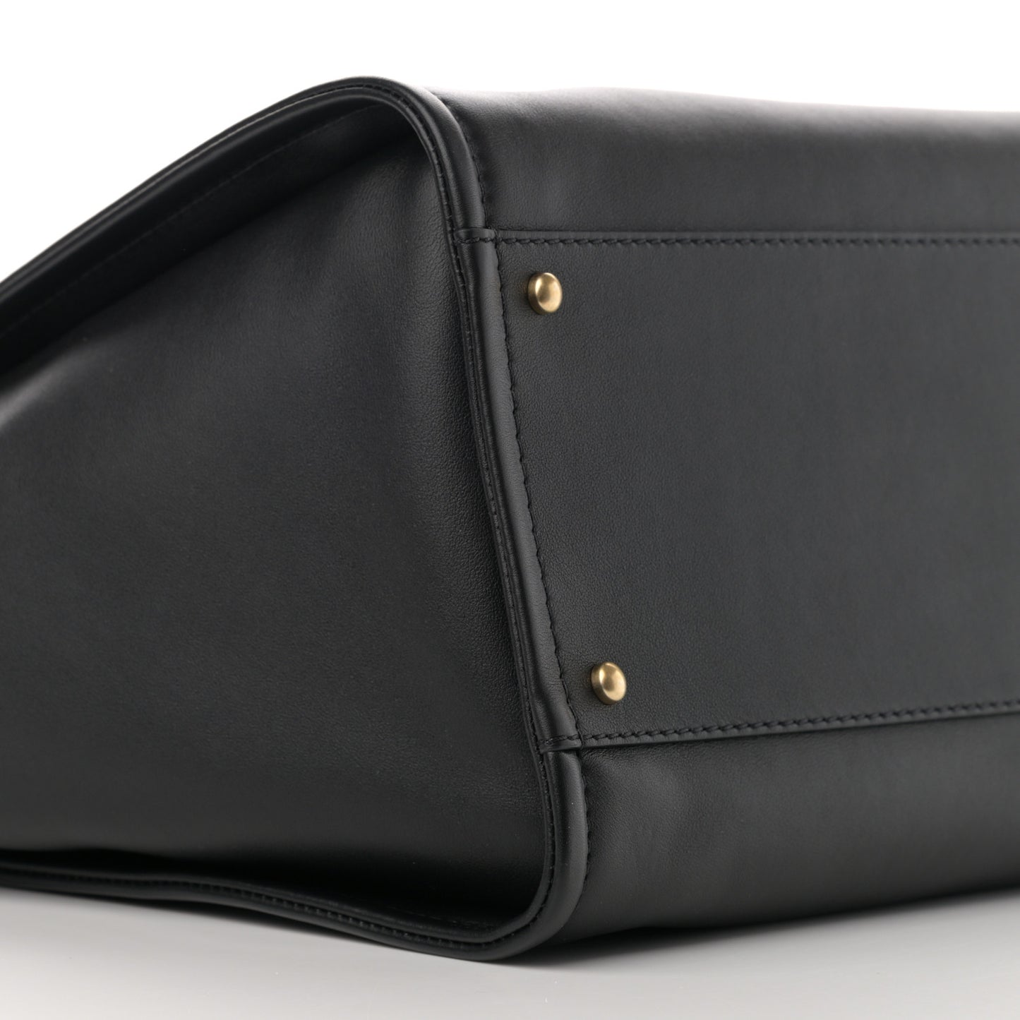 Calfskin Medium Deauville Tote Black Multicolor