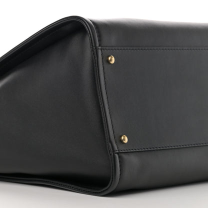 Chanel Calfskin Medium Deauville Tote Black Multicolor 10 of 12