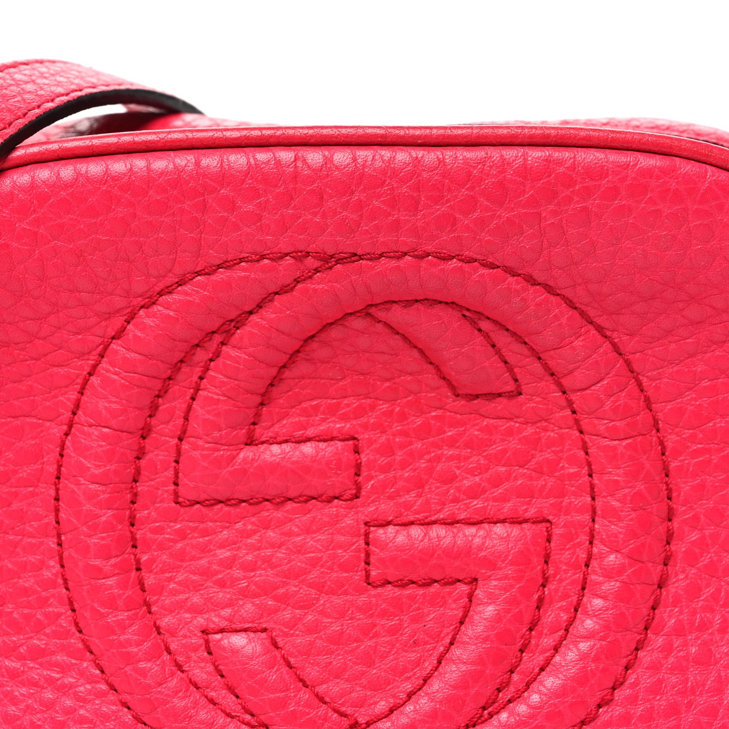 Gucci Pebbled Calfskin Children's Mini Soho Disco Messenger Bag Pink 8 of 12