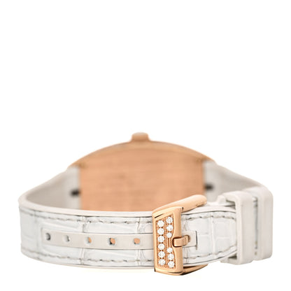 Franck Muller 18K Rose Gold Alligator Diamond Pave Bezel 32mm Vanguard Quartz Watch V32QZD5NE 3 of 5