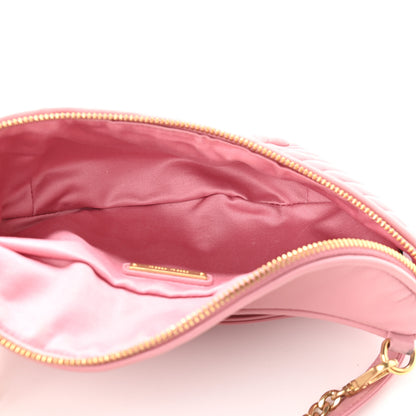 Miu Miu Nappa Matelasse Rider Belt Bag Orchid Pink 8 of 14