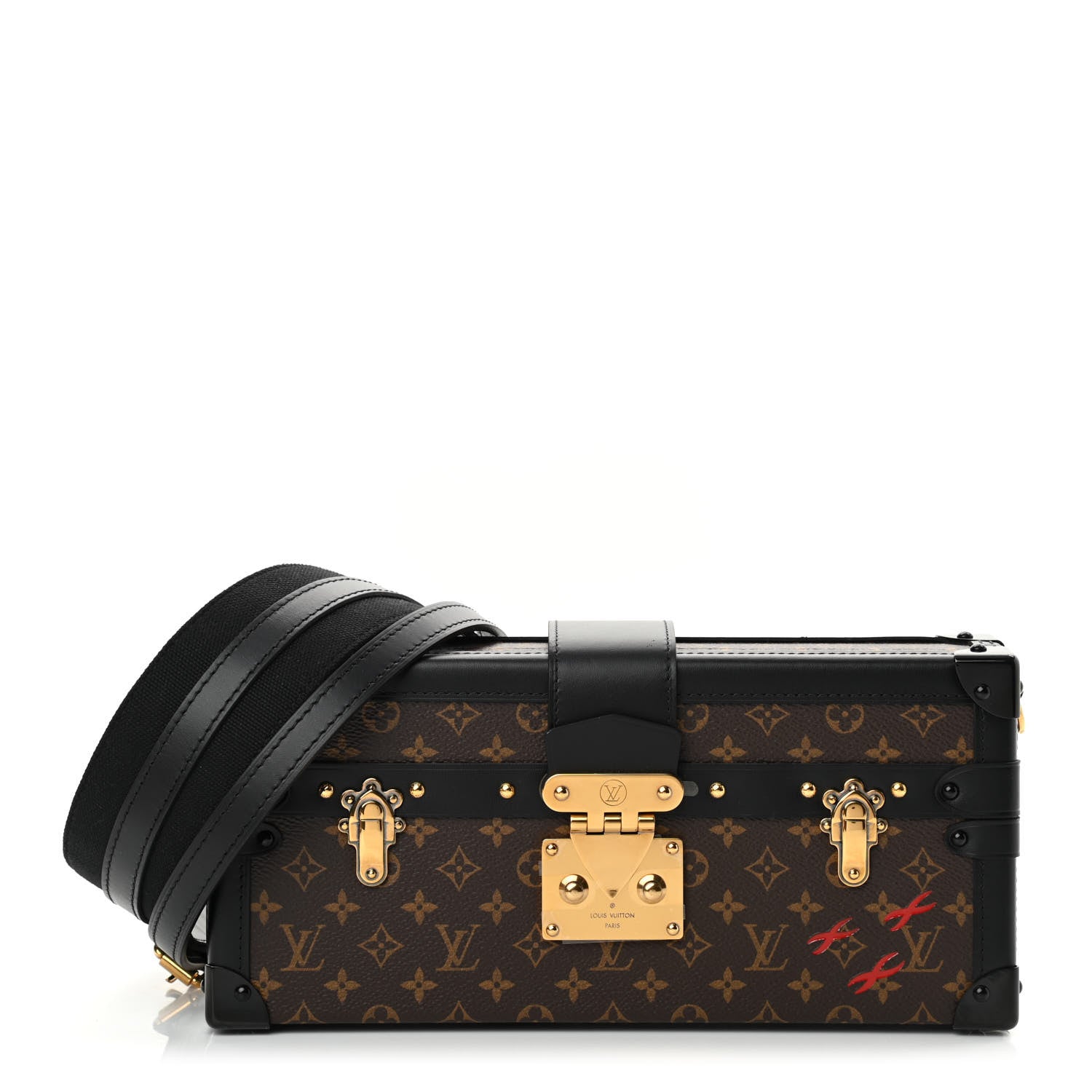 Louis Vuitton Monogram Petite Malle East West Black 1 of 11