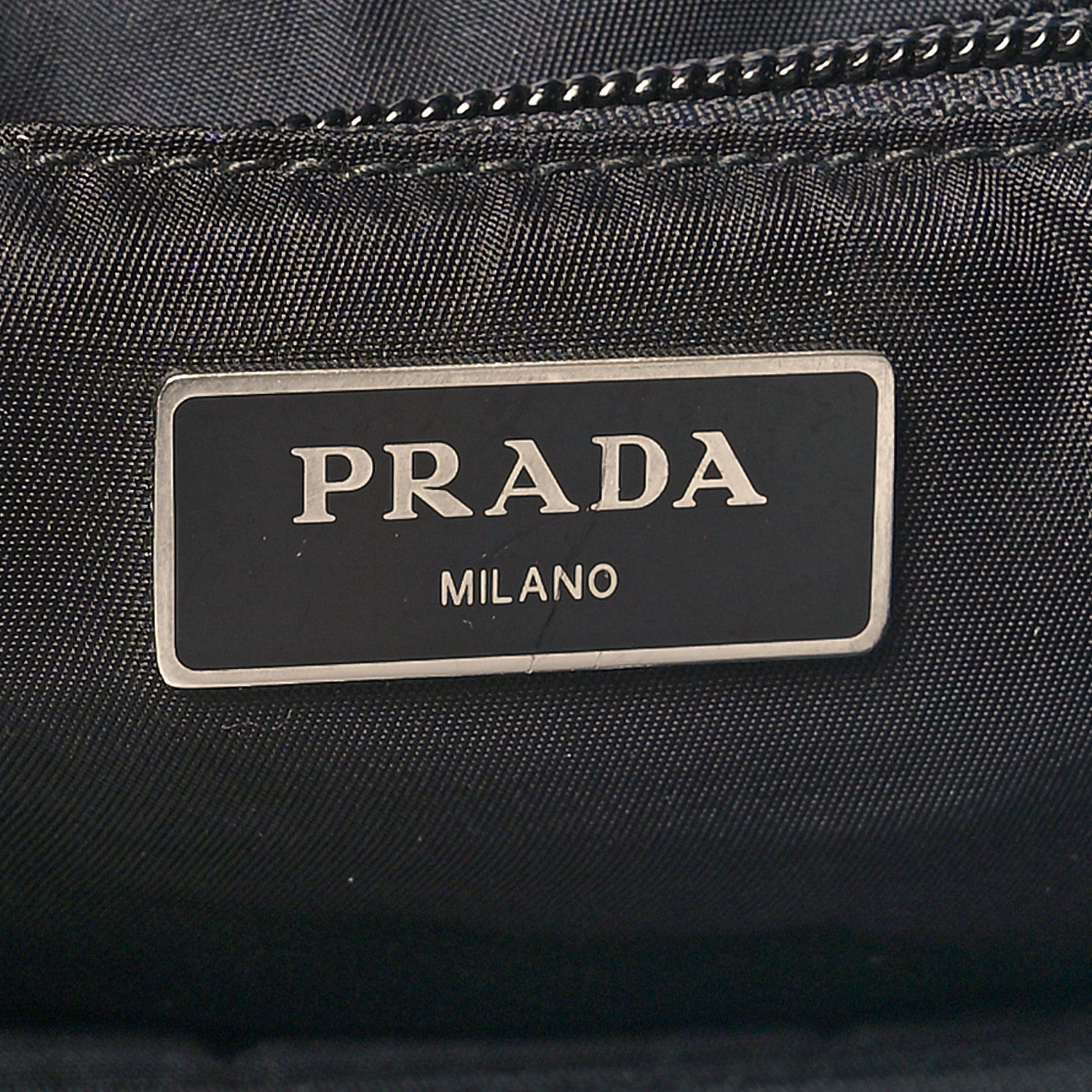 Prada Tessuto Nylon Montagna Double Buckle Backpack Bleu 6 of 10