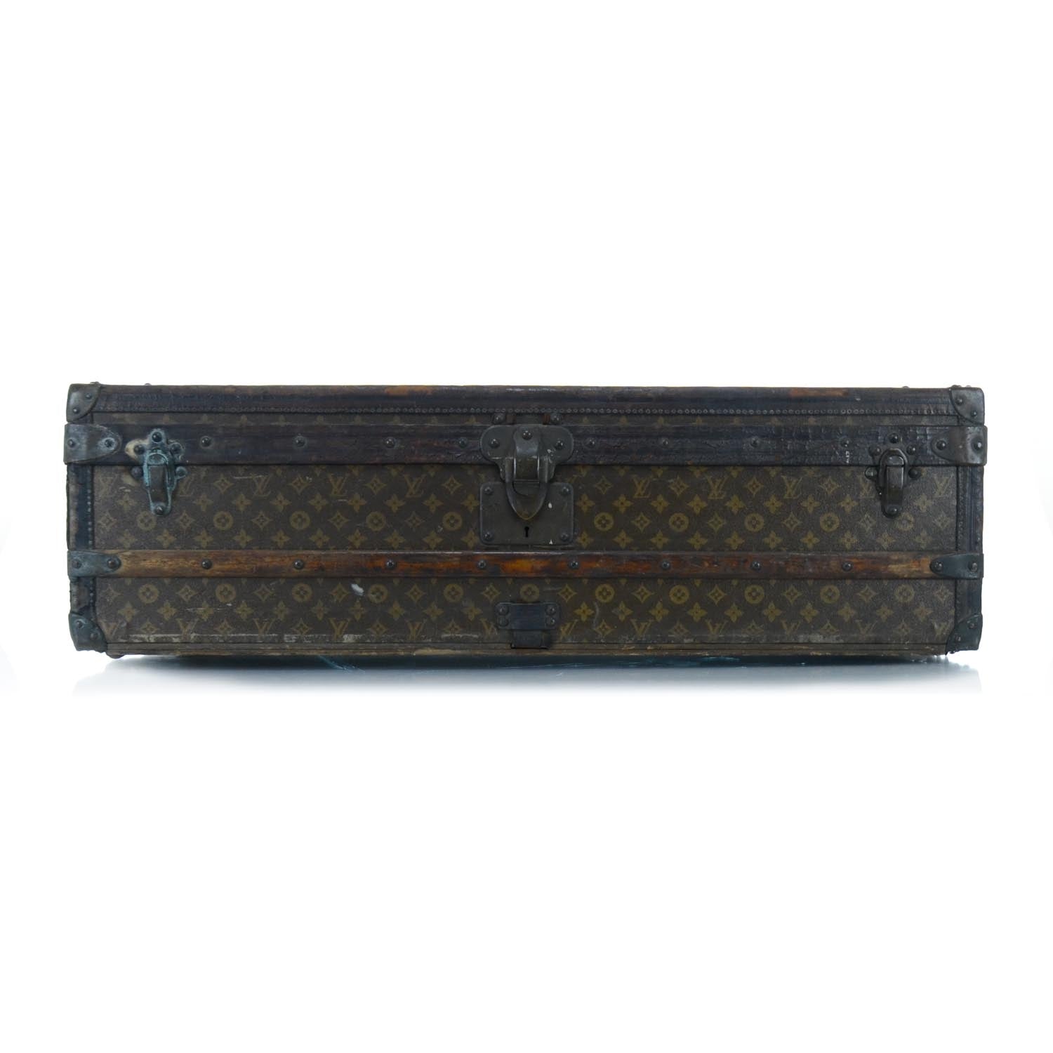Louis Vuitton Malle Cabine Antique Steamer Trunk 1 of 15