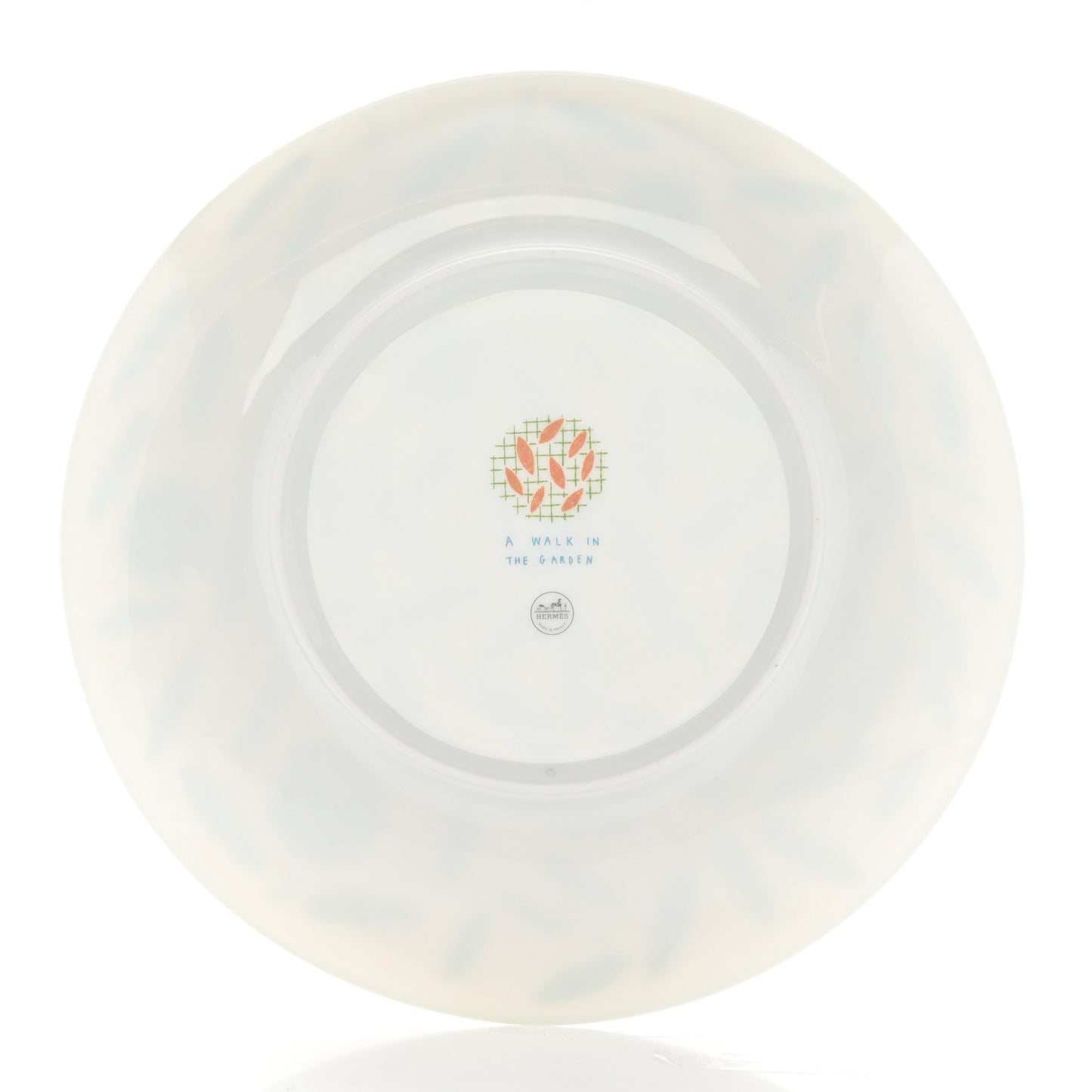 Porcelain A Walk In The Garden Dessert Plate Set of 2