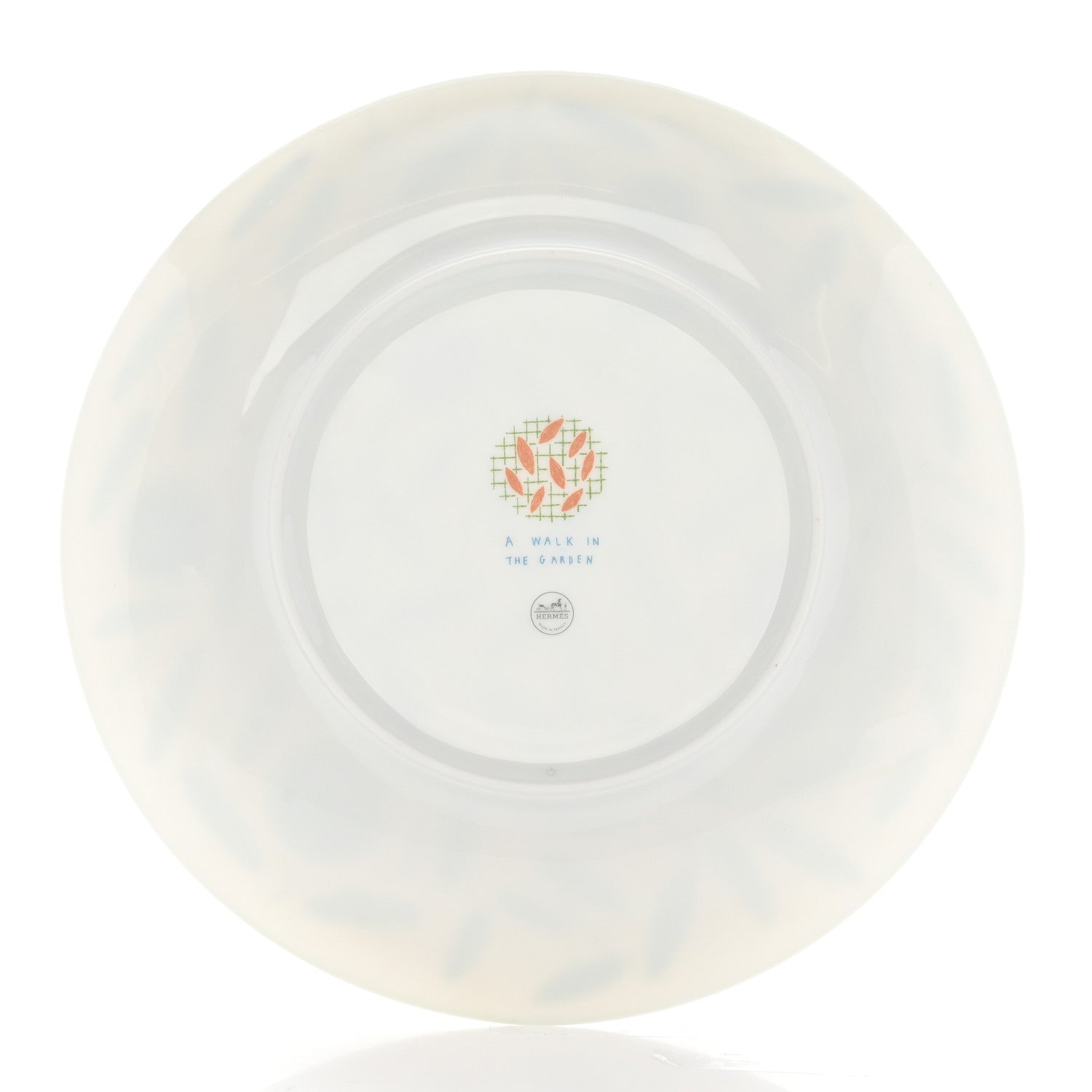 Hermes Porcelain A Walk In The Garden Dessert Plate Set of 2 4 of 8
