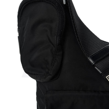 Prada Nylon Tessuto Vela Messenger Bag Black 10 of 12