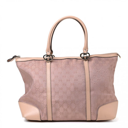 Gucci Monogram Lovely Heart Tote Pink 1 of 10