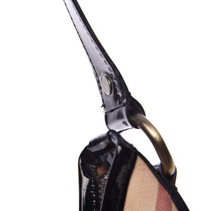 Burberry Supernova Check Buckle Hobo Black 7 of 7