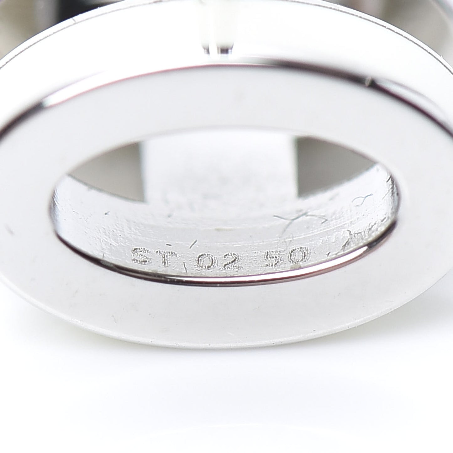 Palladium Lacquered Pop H Earrings White