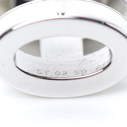 Hermes Palladium Lacquered Pop H Earrings White 4 of 6