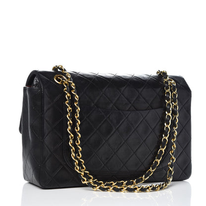 Chanel Lambskin Quilted Medium Single Flap Black 4 of 14