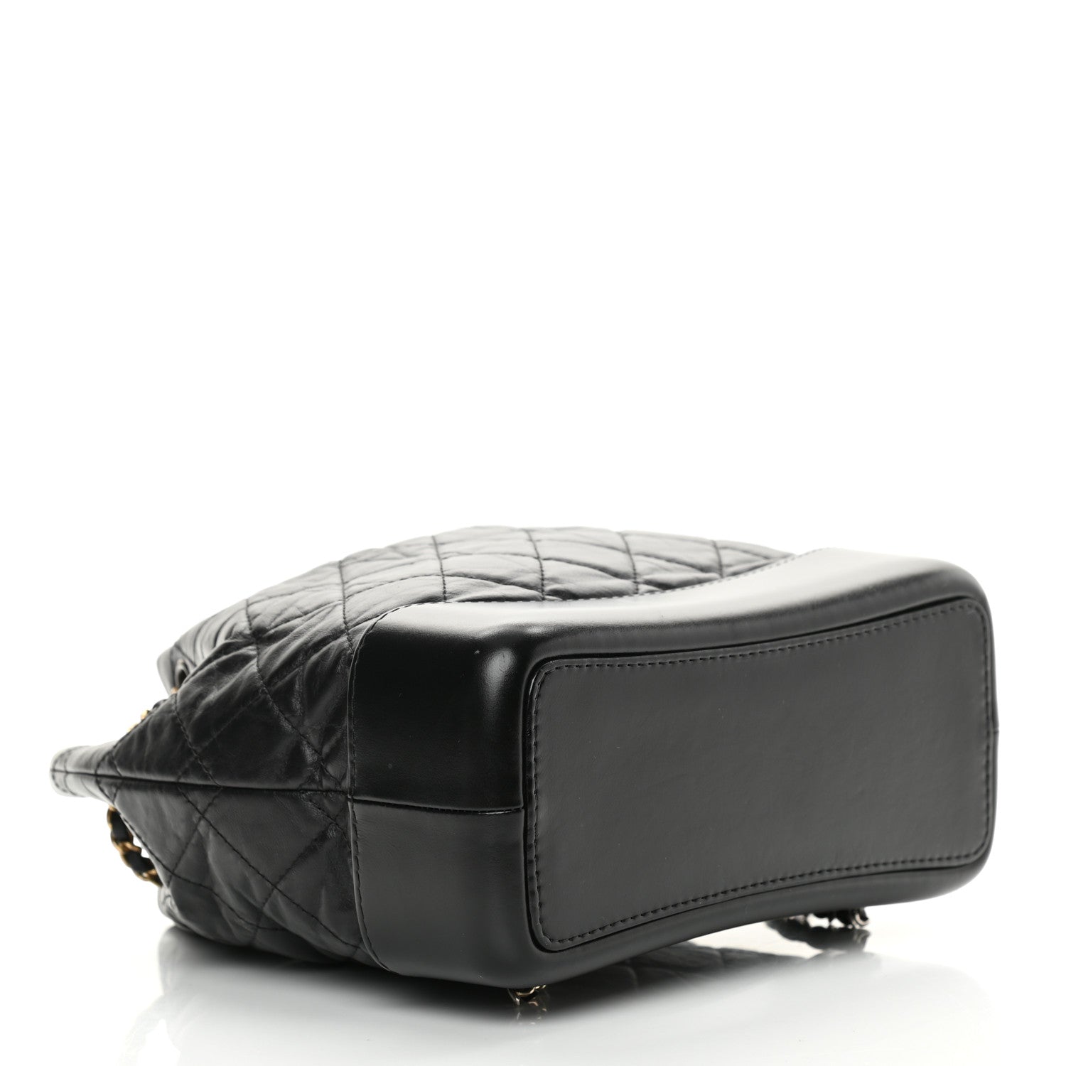 Chanel Aged Calfskin Quilted Small Gabrielle Backpack Black 4 of 13