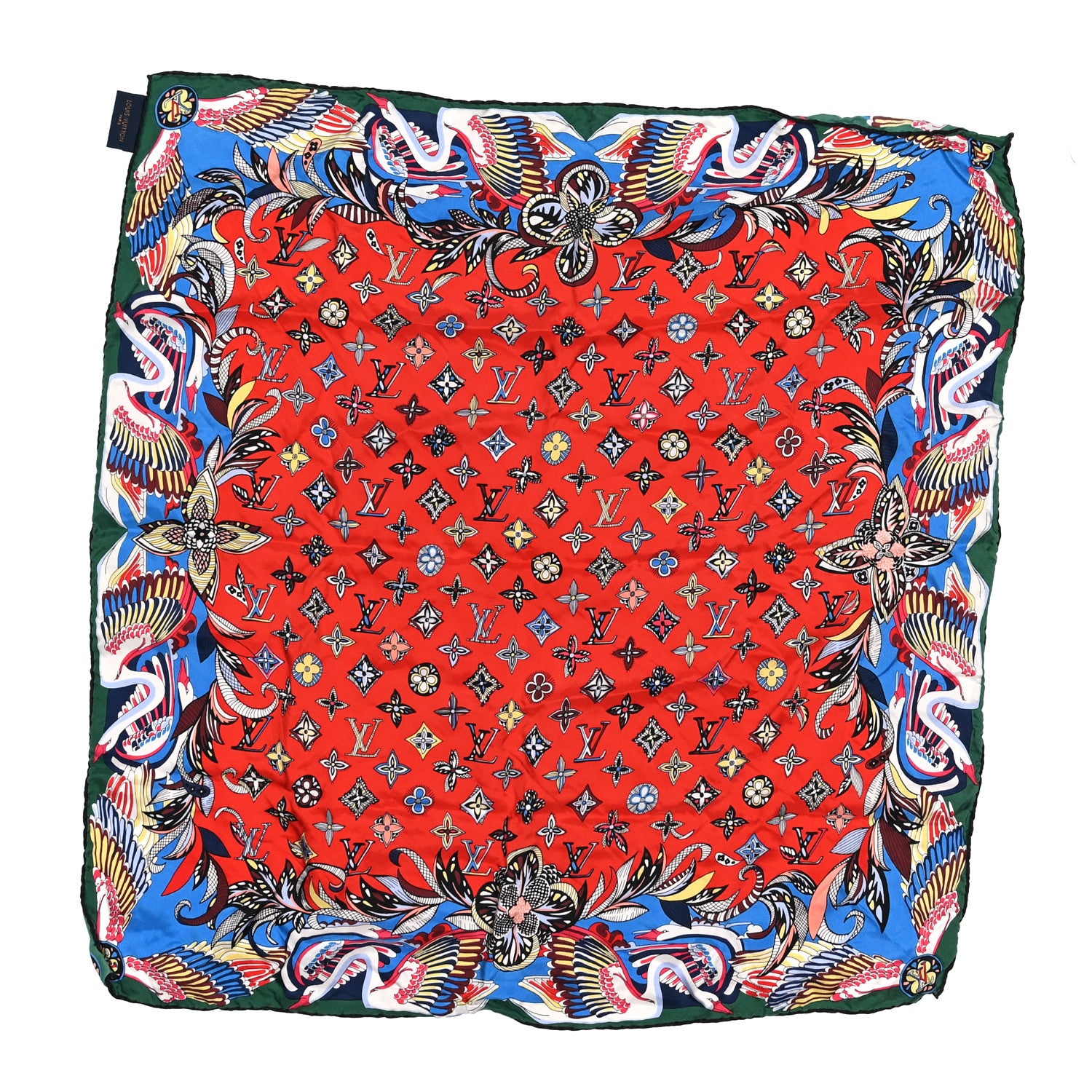 Louis Vuitton Silk Monogram Innocence Square Scarf Multicolor 1 of 3