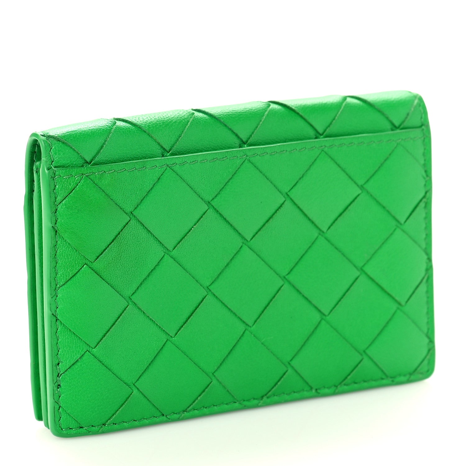Bottega Veneta Nappa Intrecciato Card Holder Parakeet 3 of 8