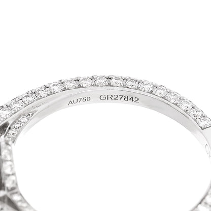 Graff 18K White Gold Diamond .50ct Constellation Round Engagement Ring 51 5.75 5 of 7