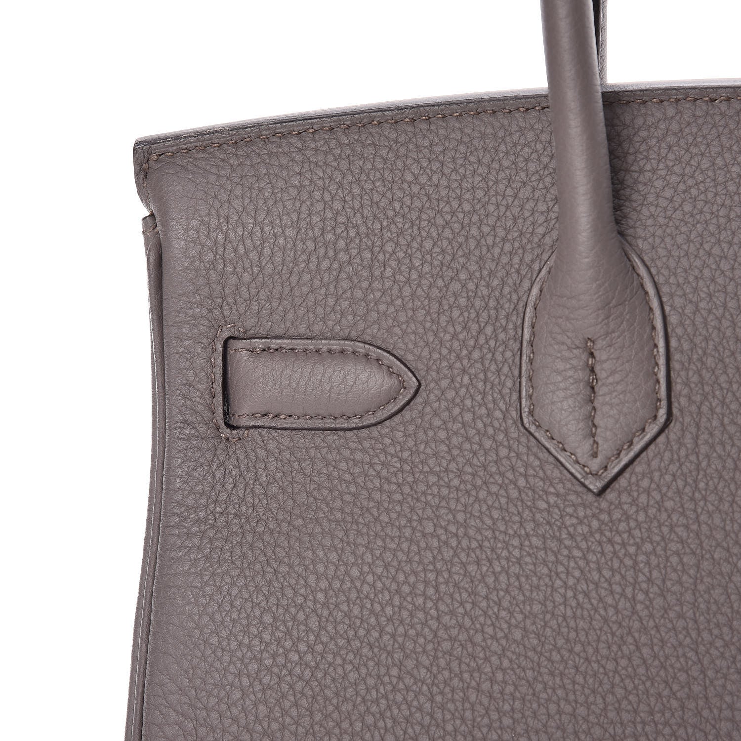 Hermes Togo Birkin 30 Etain 37 of 41