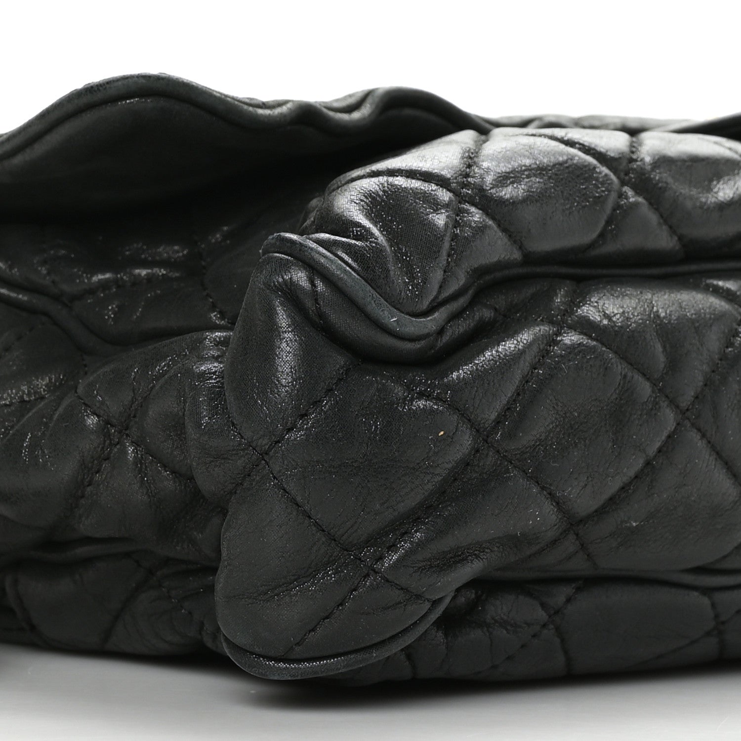 Chanel Iridescent Calfskin Quilted Maxi Shiva Flap Black 10 of 12