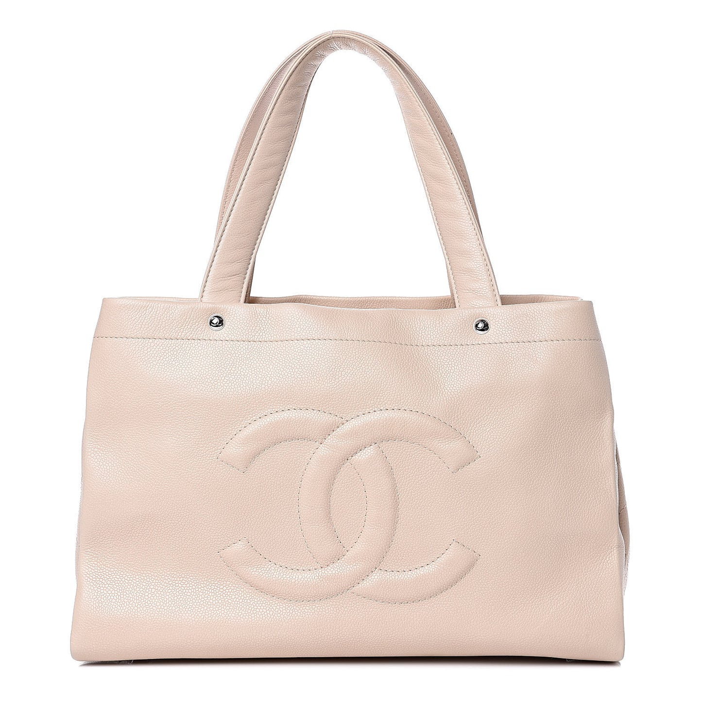 Caviar CC Tote Beige