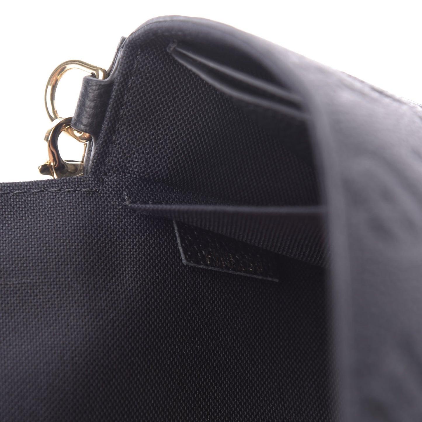 Empreinte Pochette Felicie Chain Wallet Black