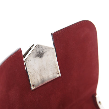 Jimmy Choo Spazzolato Lockett Petite Shoulder Bag Red 9 of 11