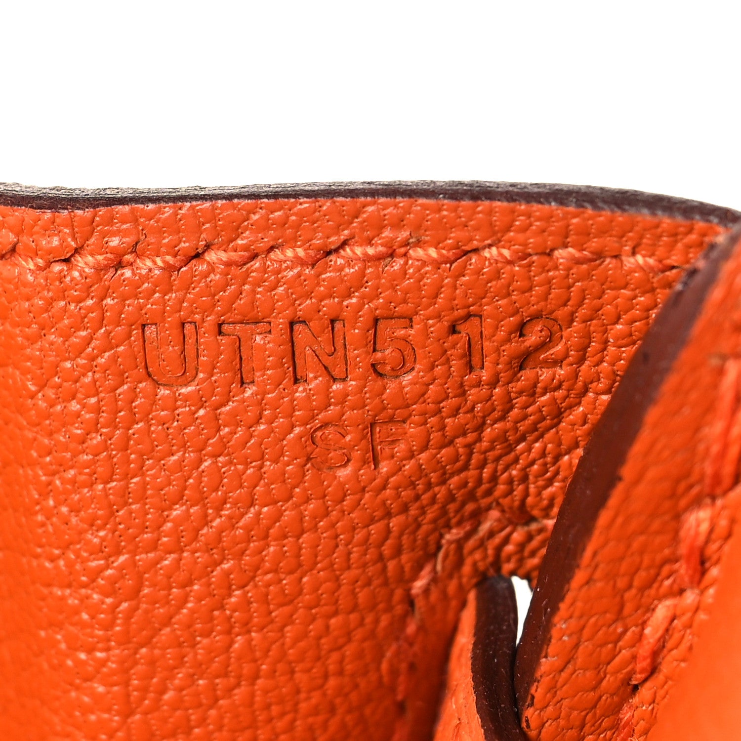 Hermes Togo Birkin 25 Orange 6 of 12