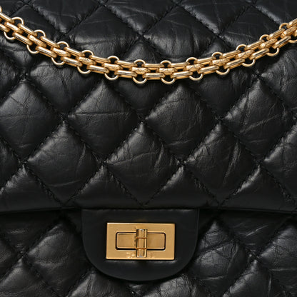 Chanel Aged Calfskin Quilted 2.55 Reissue 226 Flap Black 8 of 10