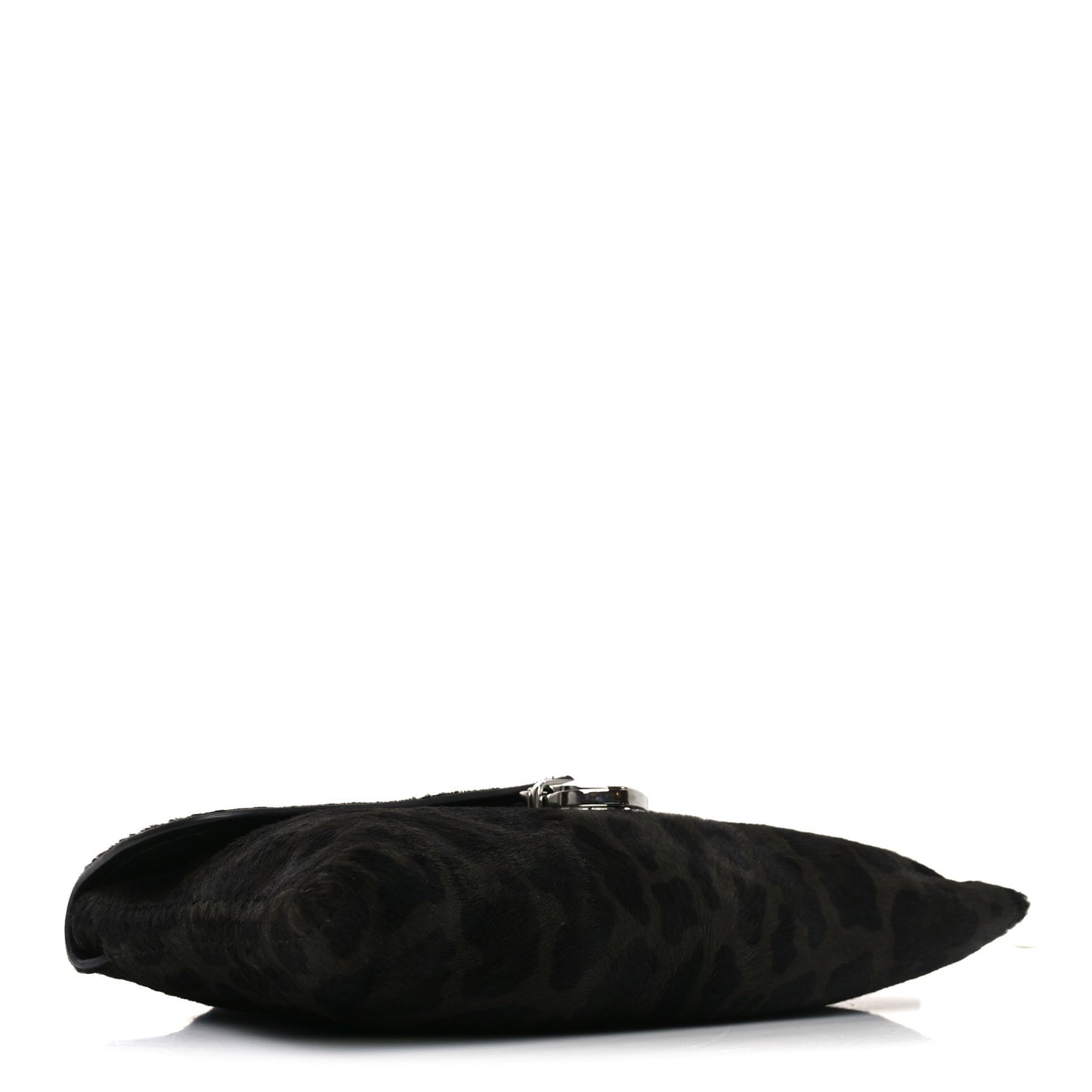 Cavallino Leopard Print Pushlock Envelope Clutch Mimetico