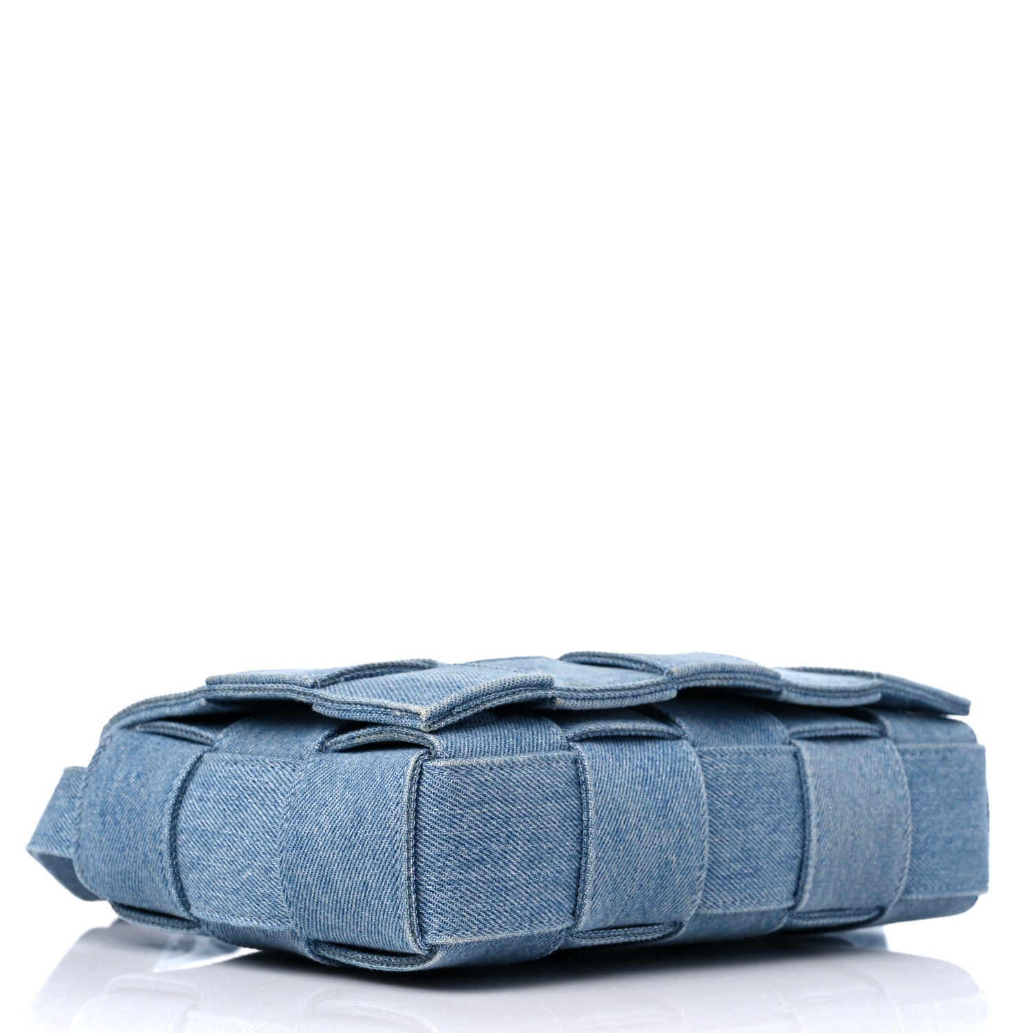 Bottega Veneta Denim Maxi Intrecciato Cassette Crossbody Bag Washed Indigo 4 of 11