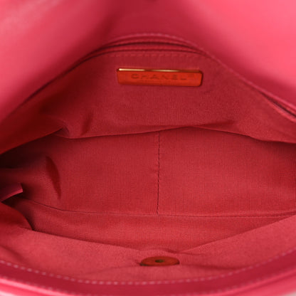 Chanel Goatskin Quilted Medium Chanel 19 Flap Pink 5 of 10