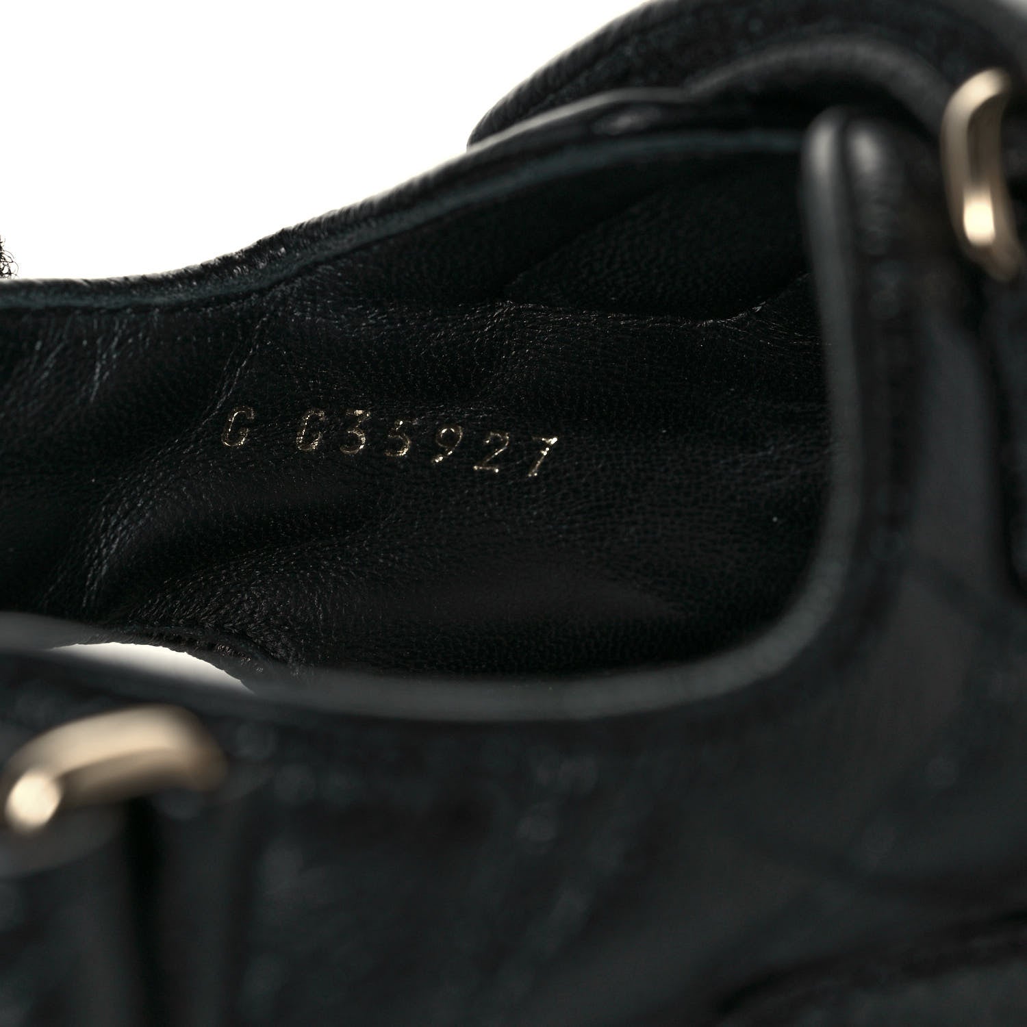 Chanel Grained Calfskin Velcro Dad Sandals 38 Black 8 of 9