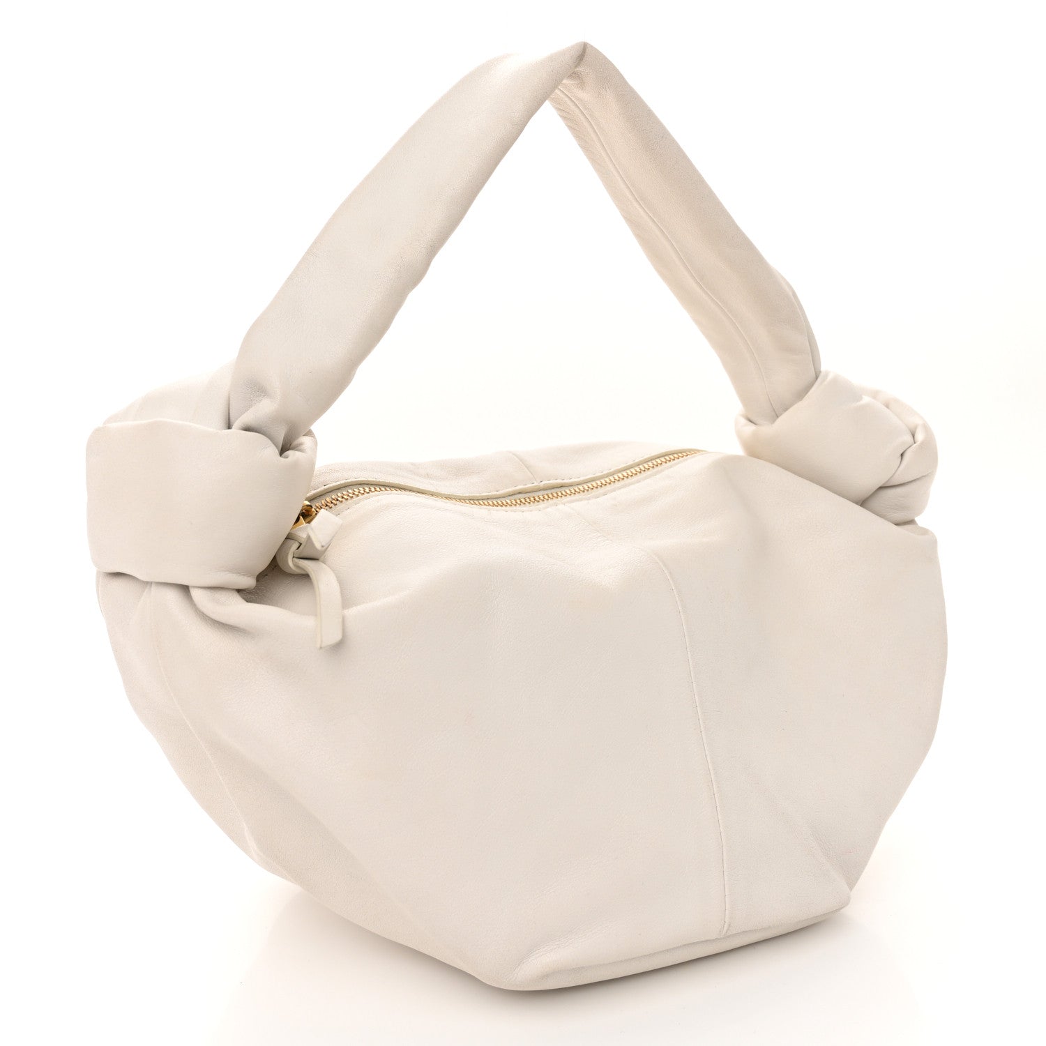 Bottega Veneta Calfskin Mini Double Knot Bag White 3 of 12