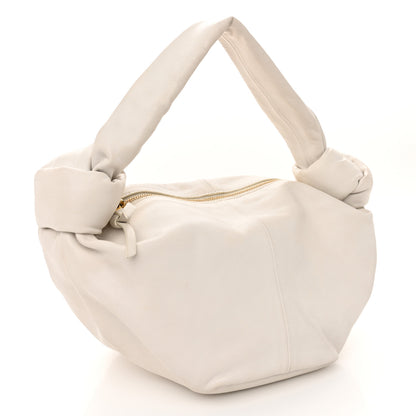 Bottega Veneta Calfskin Mini Double Knot Bag White 3 of 12