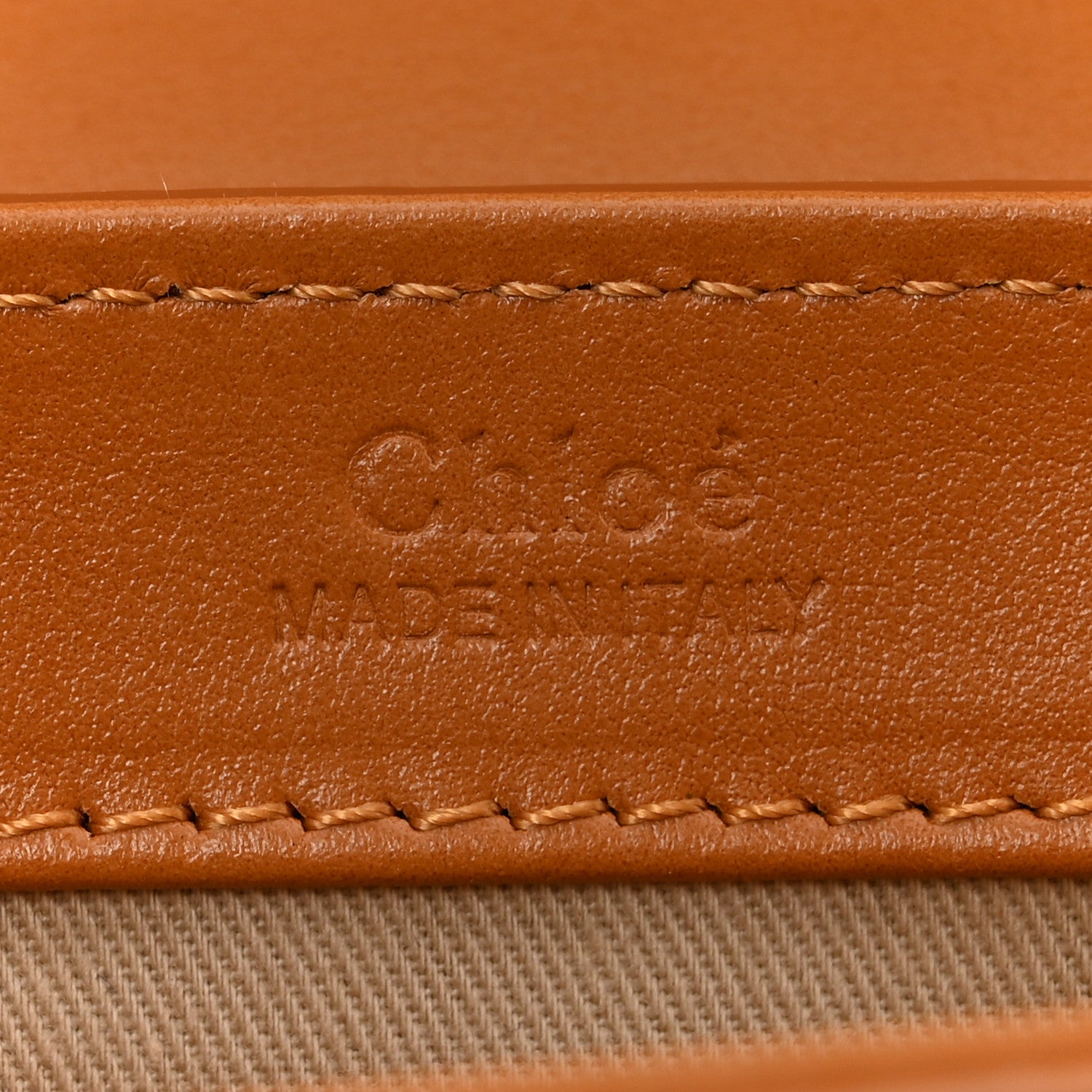 Chloe Calfskin Mini C Double Carry Autumnal Brown 6 of 12