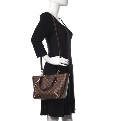 Louis Vuitton Damier Ebene Caissa Tote PM Rose Ballerine 2 of 11