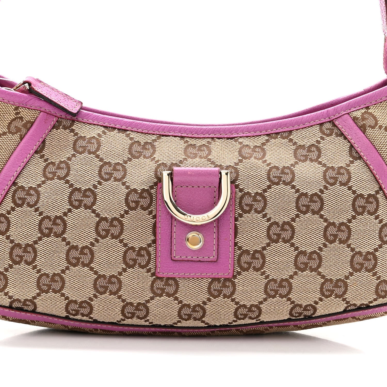 Gucci Monogram D Ring Abbey Pochette Pink 8 of 10