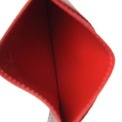Louis Vuitton Damier Ebene Caissa Card Holder Cherry 5 of 8