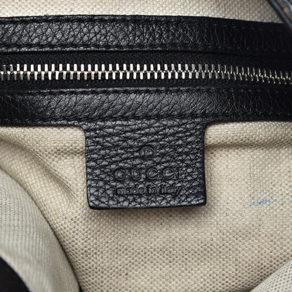 Gucci Calfskin Large Techno Horsebit Hobo Black 8 of 25