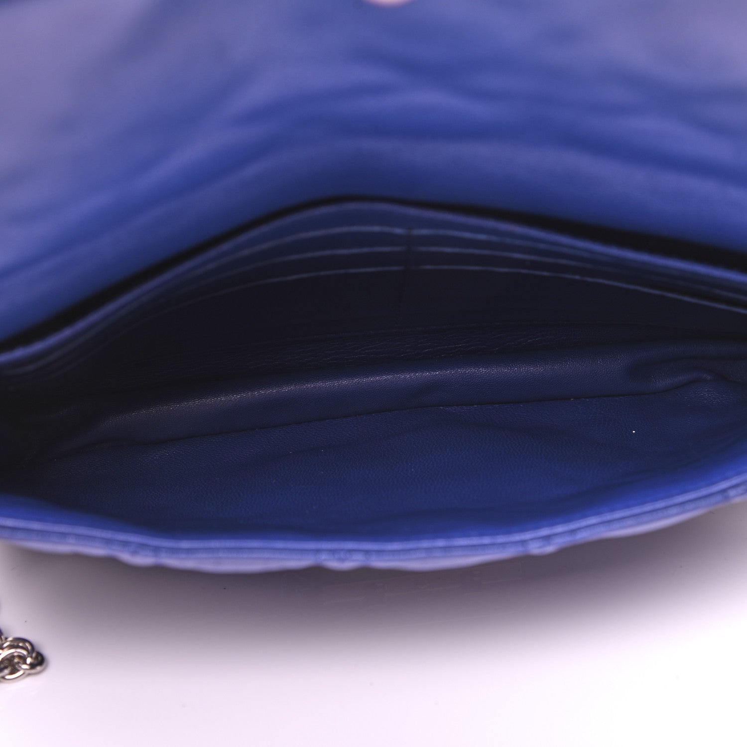 Christian Dior Lambskin Cannage New Lock Pouch Blue 5 of 11