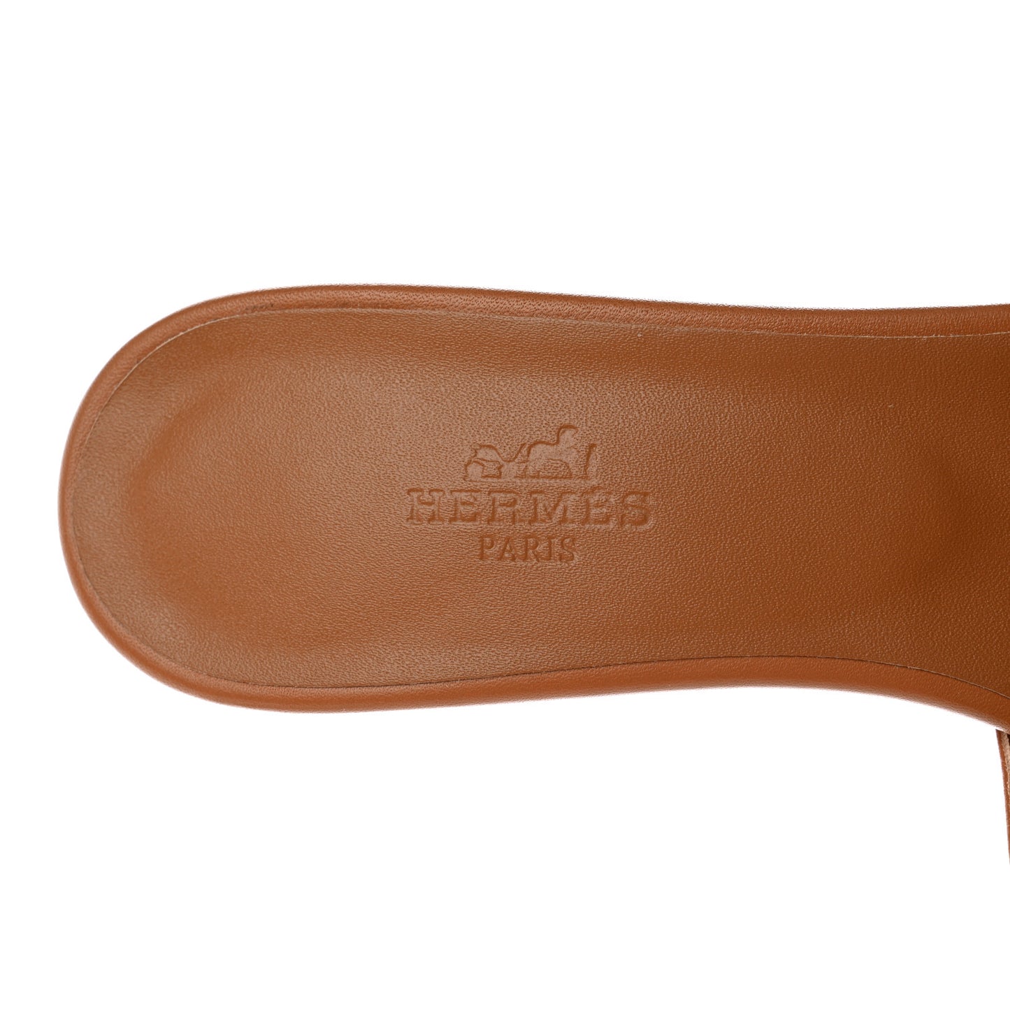 Calfskin Gigi 50 Sandals 37.5 Naturel