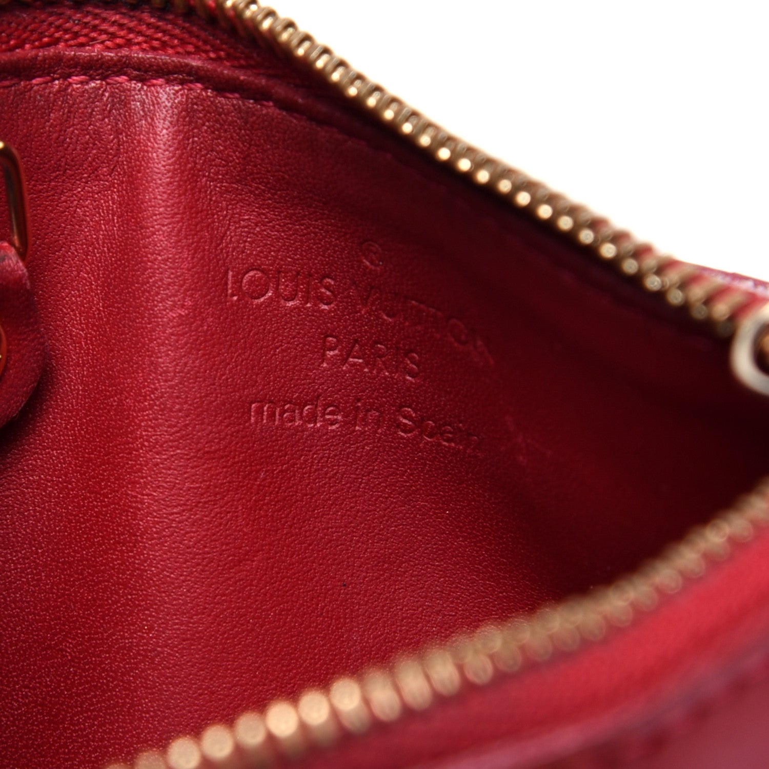 Louis Vuitton Vernis Key Pouch Pomme D'Amour 8 of 10