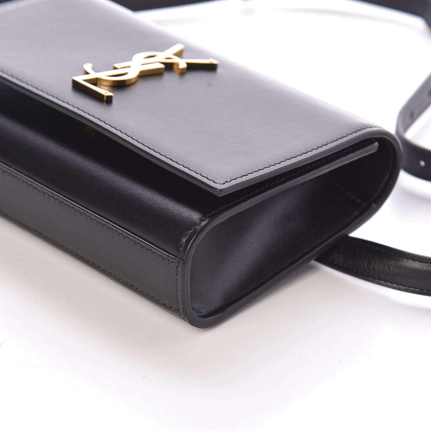 Smooth Calfskin Monogram Kate Belt Bag Black