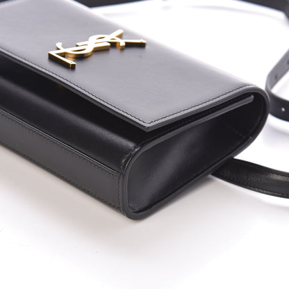 Saint Laurent Smooth Calfskin Monogram Kate Belt Bag Black 8 of 9