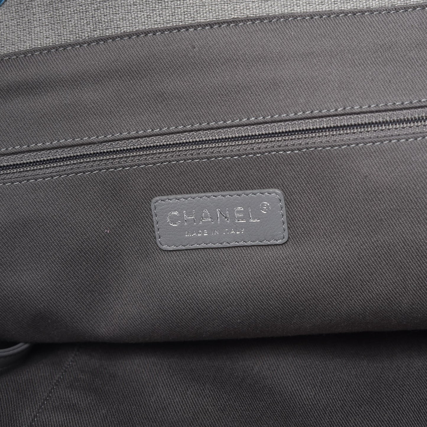 Canvas Extra Large Deauville Tote Grey