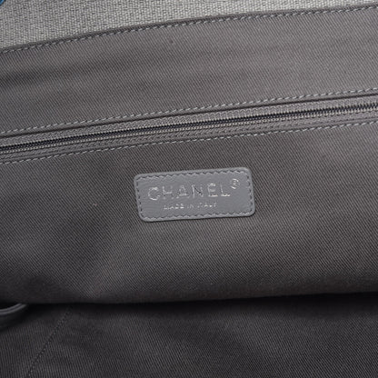 Chanel Canvas Extra Large Deauville Tote Grey 6 of 7