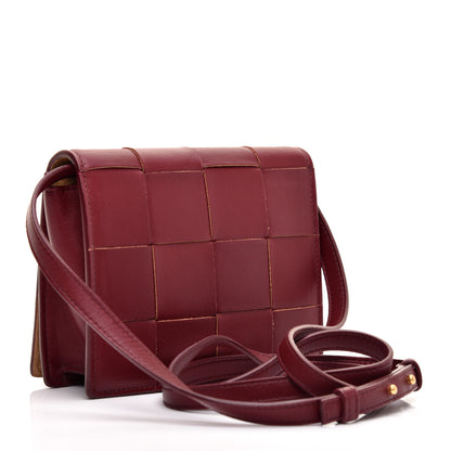 Bottega Veneta Nappa Maxi Intrecciato Mini Cassette Crossbody Bordeaux 4 of 16
