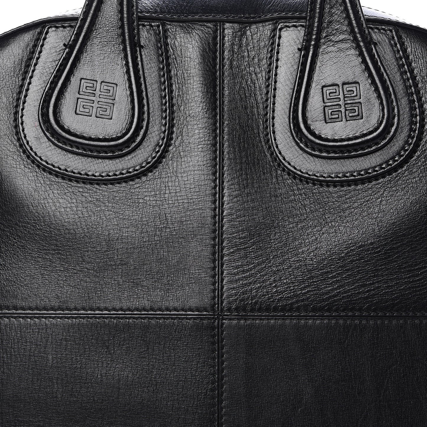 Textured Calfskin Medium Palma Nightingale Black