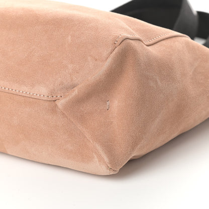 Jimmy Choo Suede Small Flo Tote Powder Pink 9 of 9